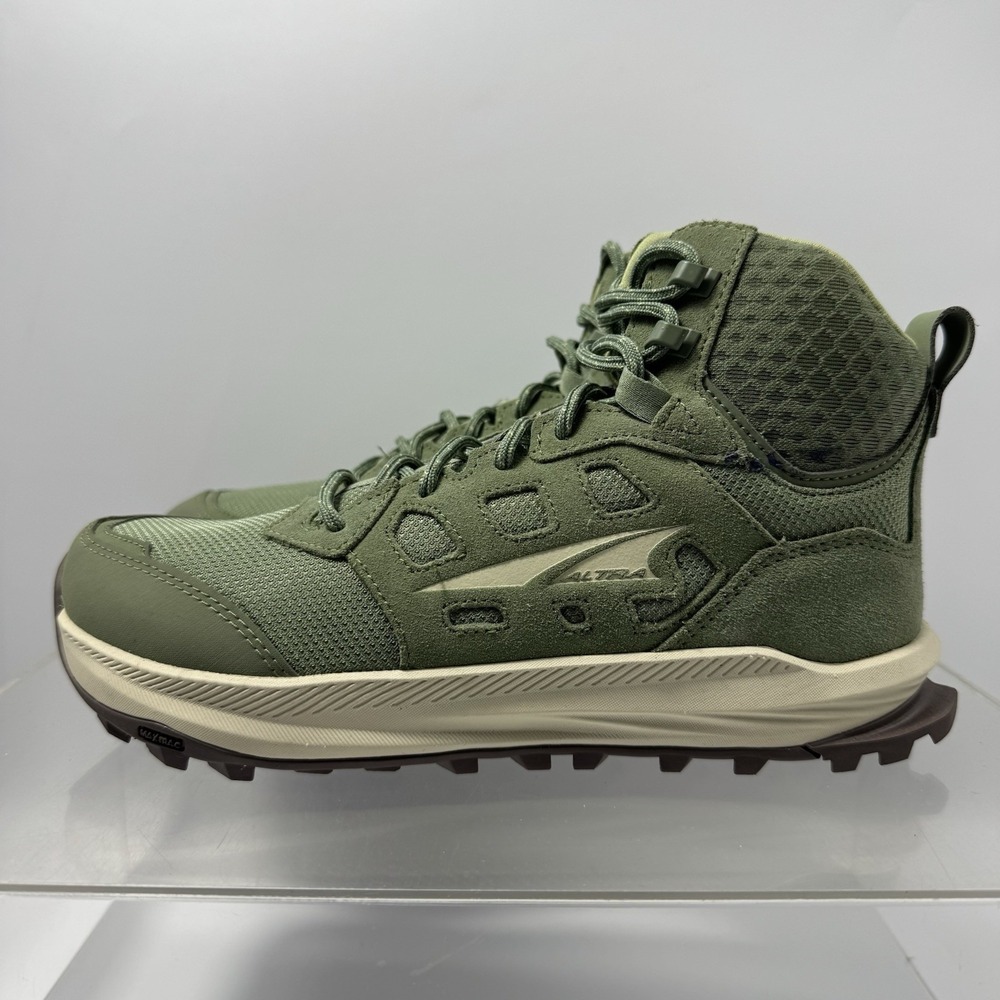 Brand New Altra Lone Peak Hiker 3 Mid AL0A85PT315 Olive Women's Size 8.5 SAMPLE